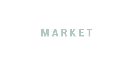 A theme logo of Butterfield Market