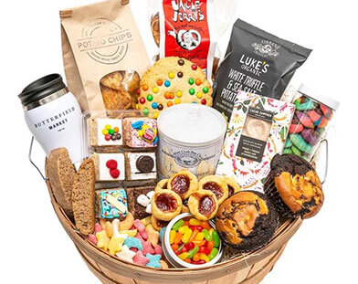 Our carefully curated gift baskets make for the perfect gift.